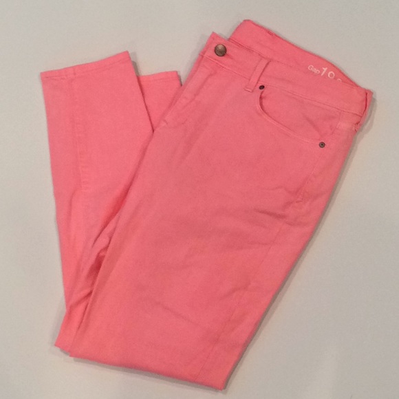 Gap size 30 pink/coral jeggings - Picture 1 of 2